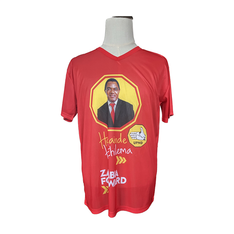 Custom Election T-Shirts for Zambia Large-scale Group Events