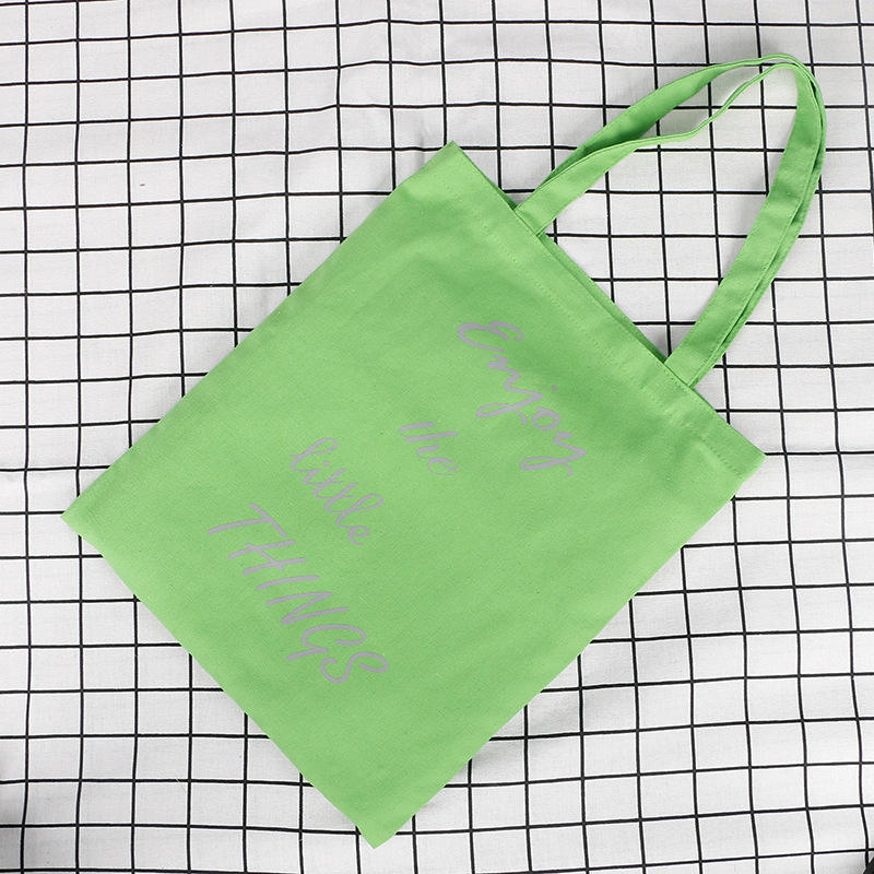 Custom Logo Printed Eco Friendly Recycled Reusable 12Oz 16Oz Thick Plain Blank Shopping Tote Bag Cotton Canvas Tote Bag