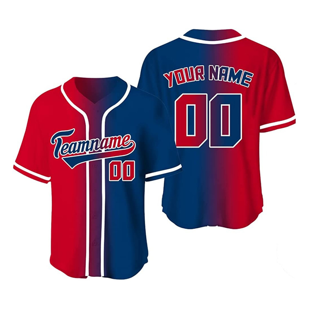 Gradient color baseball uniform-01