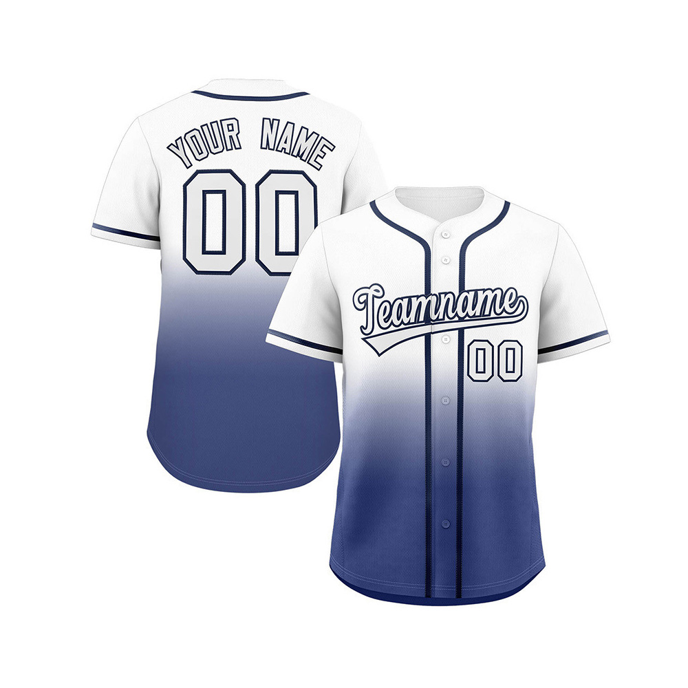 Gradient color baseball uniform-02