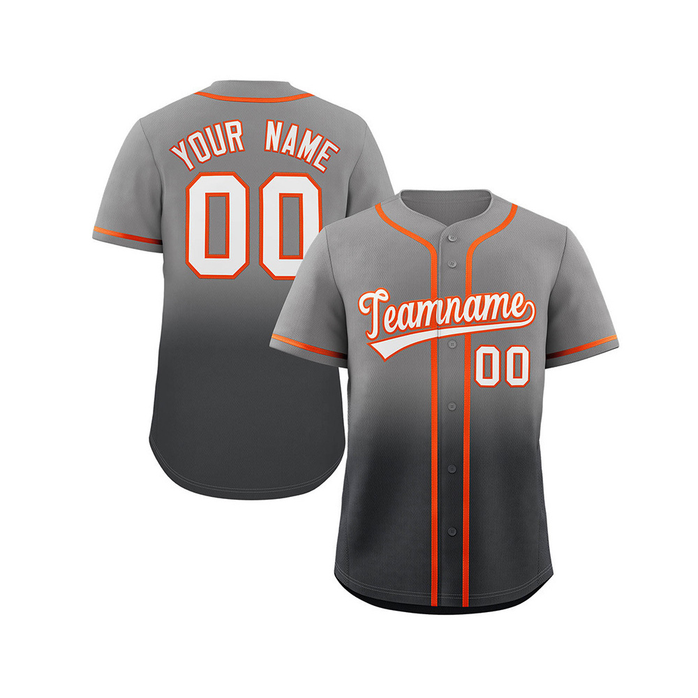 Gradient color baseball uniform-03