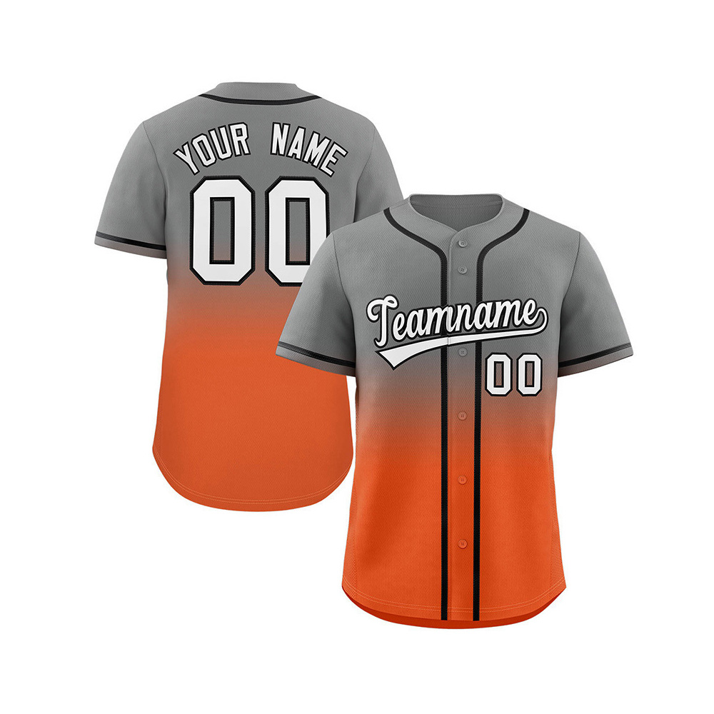 Gradient color baseball uniform-04