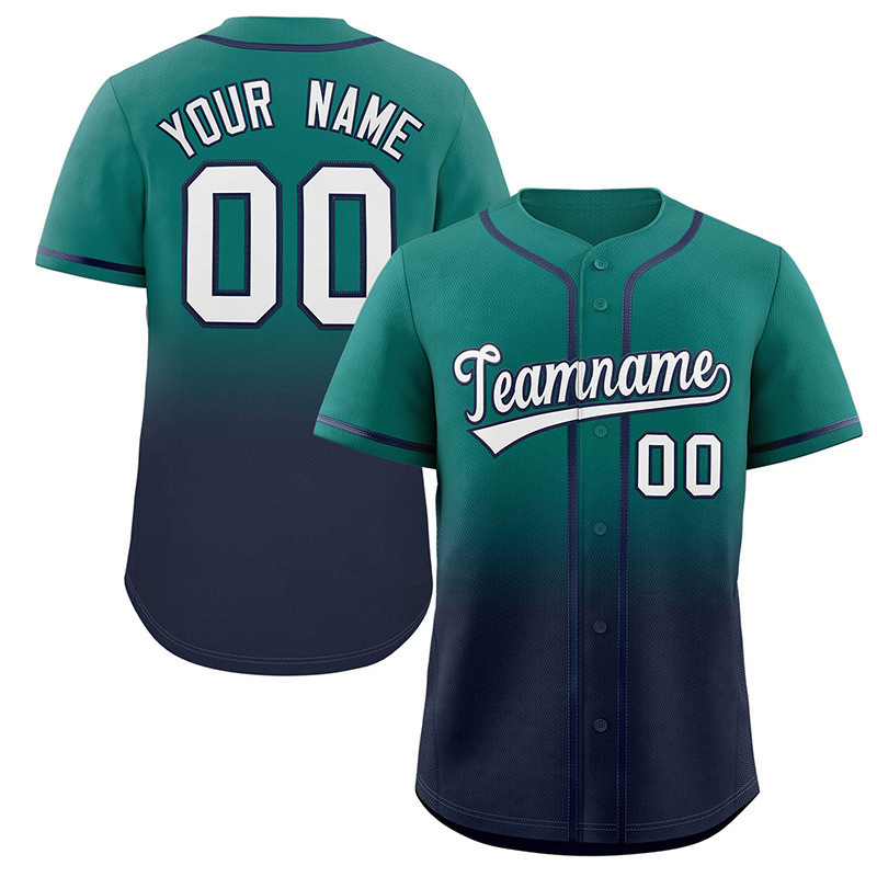 Gradient color baseball uniform-09