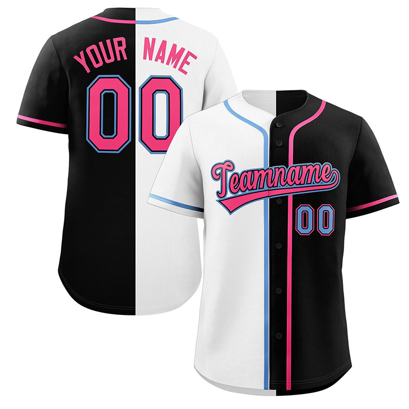 Gradient color baseball uniform-14