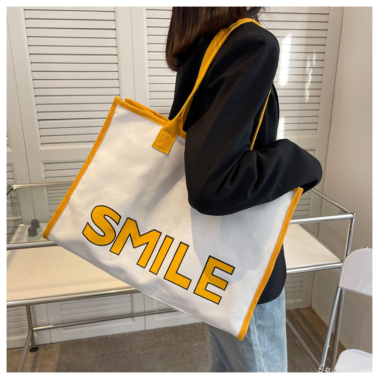 Large Cotton Canvas Tote Bag Recycle Shopping Bag Manufacturer