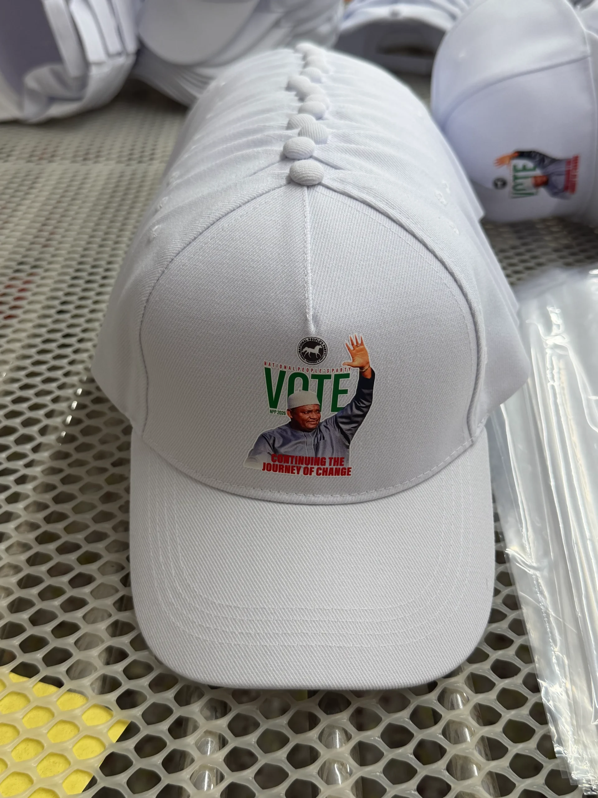 Large-Scale Custom Election T-Shirts for Campaign Supply with 7,500pcs and Accessories