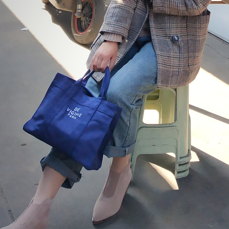 Factory Best-selling Custom Printed Logo Cotton Canvas Bag Fashion Daily Tote Bag for Women