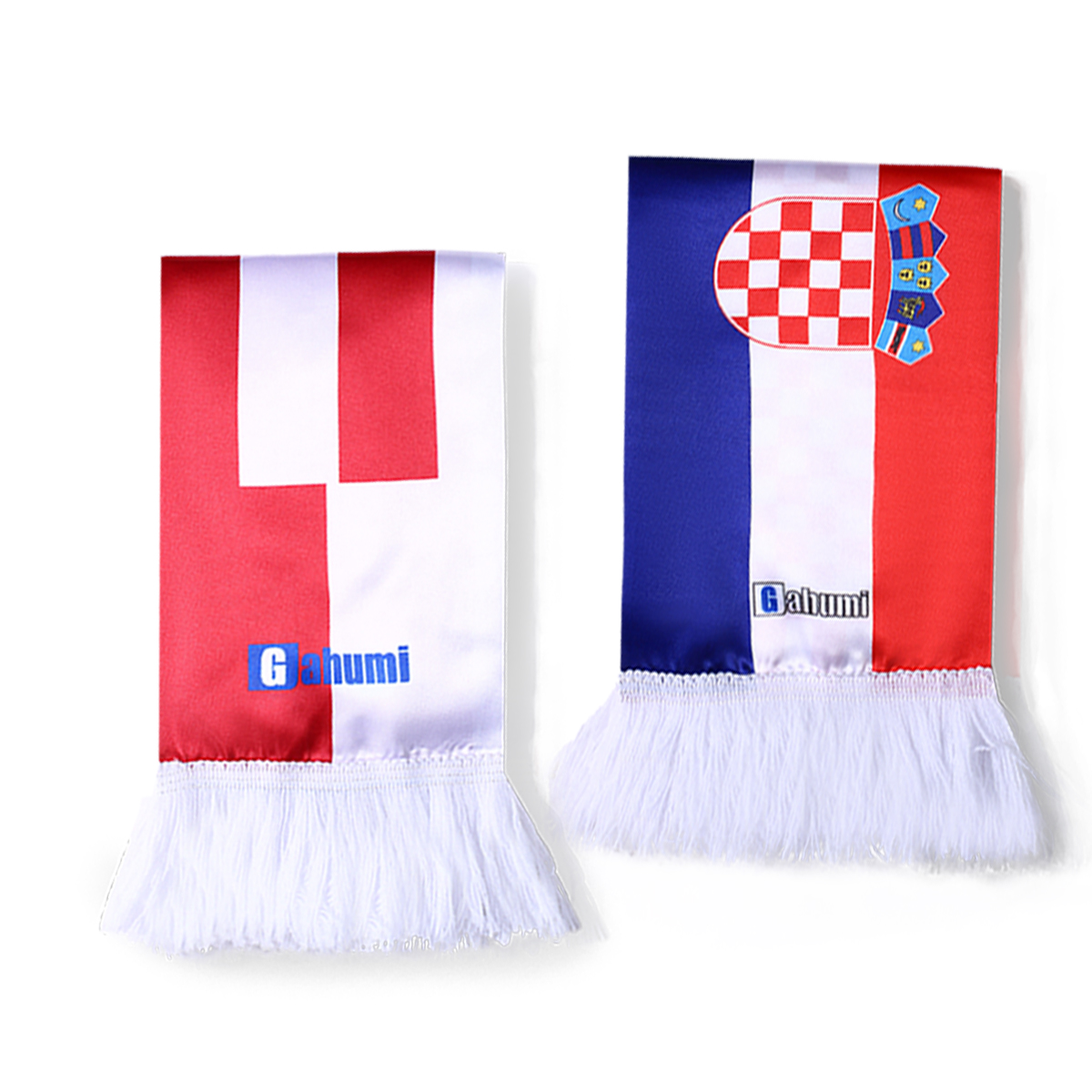 Gahumi Panama Canaleros World Cup Scarf – Gold & Red Logo Print Soccer Fan Scarf