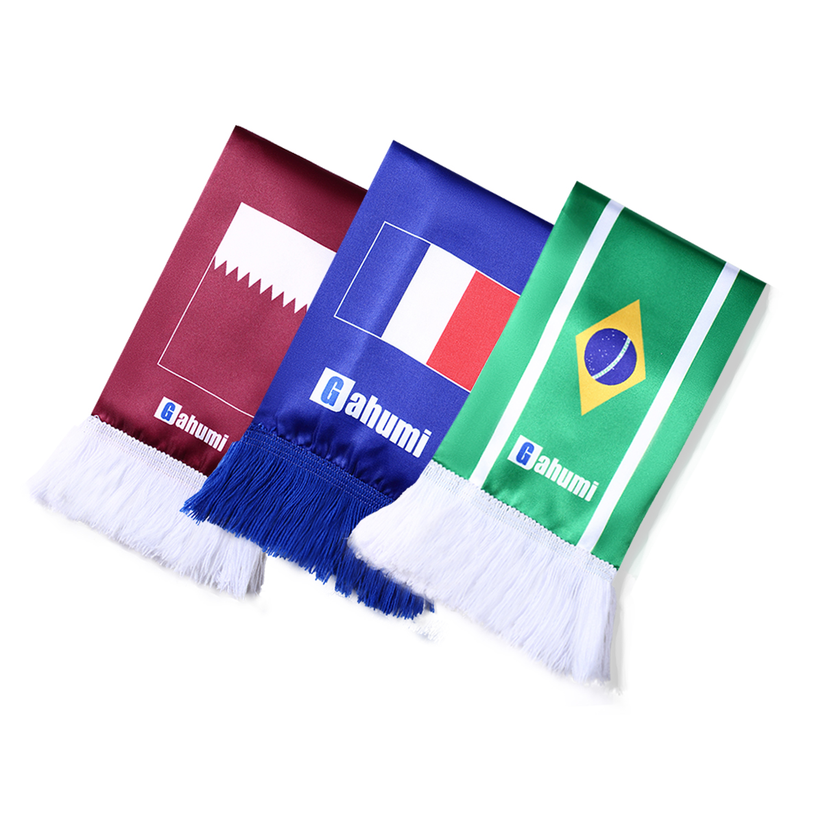 Gahumi Qatar Football Fan Scarf – World Cup Match Day Cheer Scarf