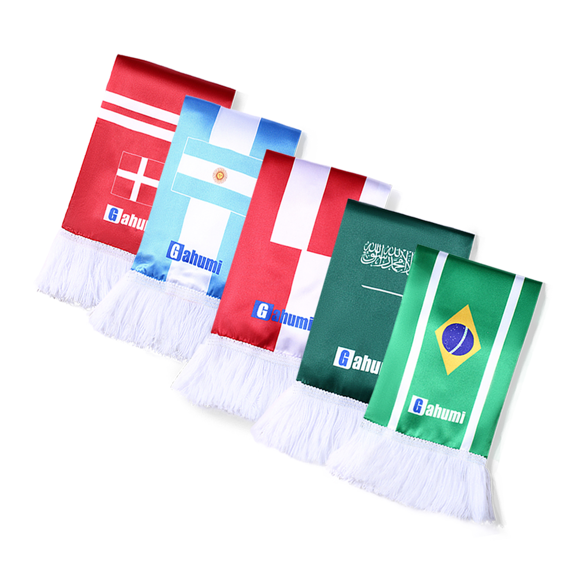 Gahumi USA Stars & Stripes World Cup Host Scarf – Home Game Soft Cotton Supporter Scarf