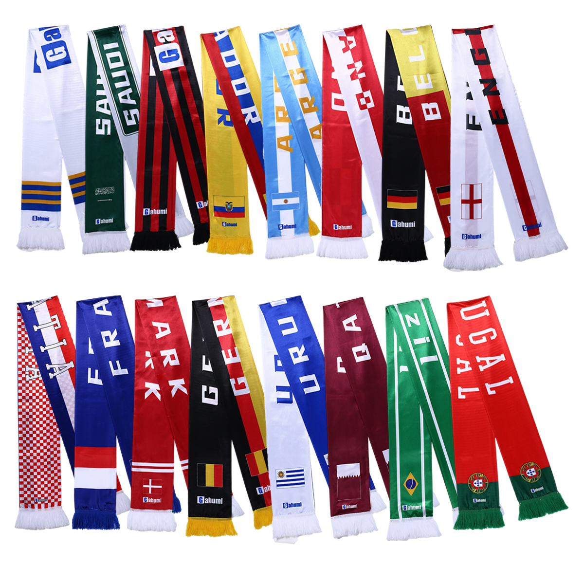 Gahumi Honduras Catrachos World Cup Scarf – Classic Blue & White Soft Fleece Fan Scarf