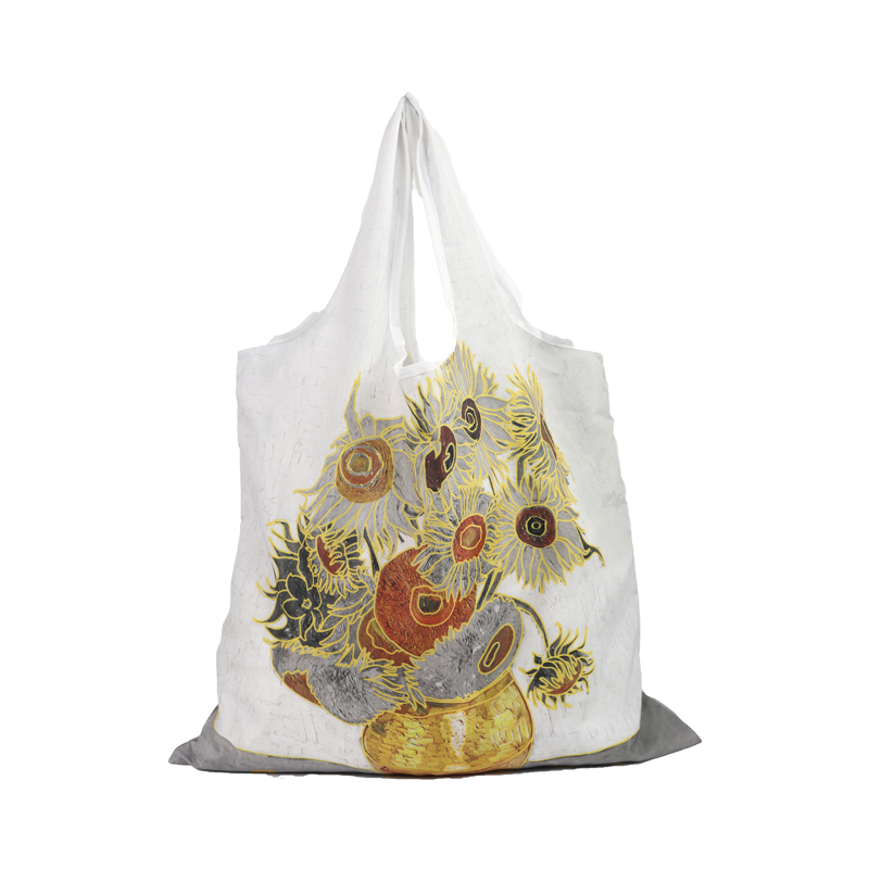 Van Gogh Series Printed Logo Canvas Bag