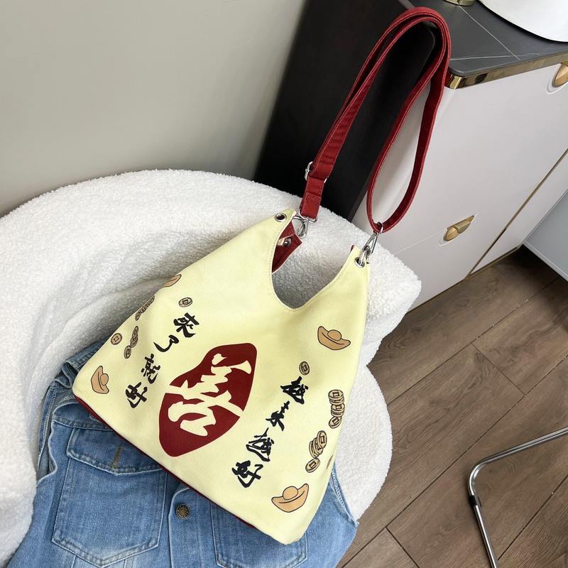 Yellow Satchel Money Bag