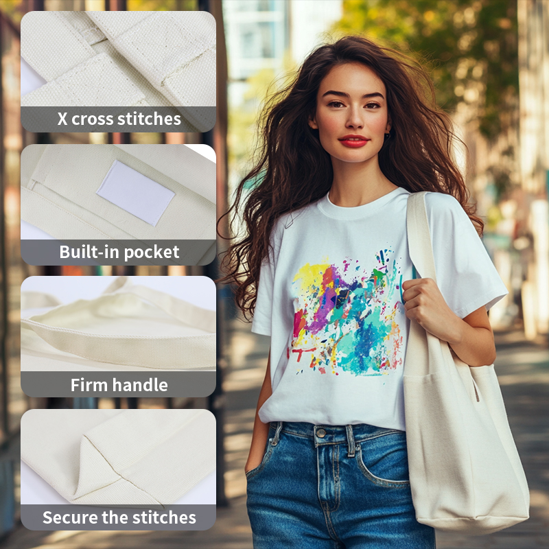 16oz Eco-Friendly Blank Canvas Bag